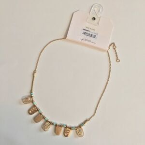 — Melrose and Market — Gold & Turquoise Necklace